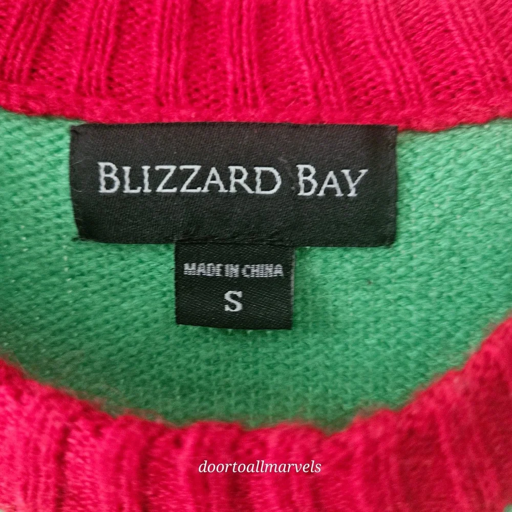 Blizzard Bay Ugly Christmas Sweater The Clauses Pickleball Club Men sz S